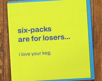 Partner Birthday Card – Funny Body Positive Compliment for Him