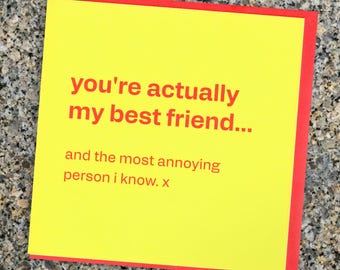 Cartão para Parceiro(a) - Mensagem de Amor Engraçada, Presente Irônico para Namorada, Esposa, Marido, Namorado | Humor Atrevido