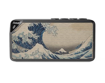 Japanese Waves Bluetooth Speaker | Portable Wireless Speaker for Music Lovers | Unique Gift Idea for Home, Travel, Holidays