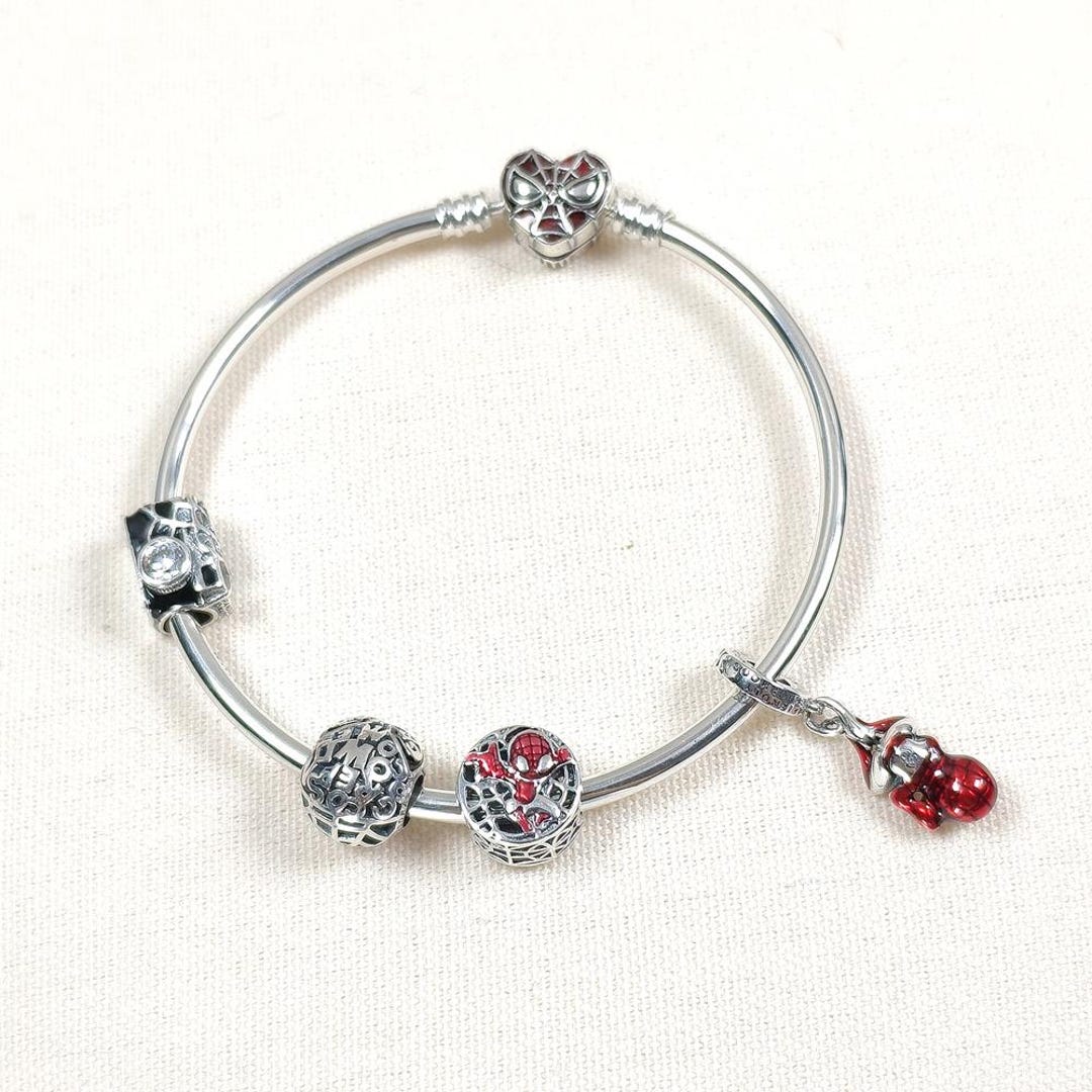 pandora マーベルセット Pandora Marvel Spider-man Full Collection Bracelet Set - Etsy