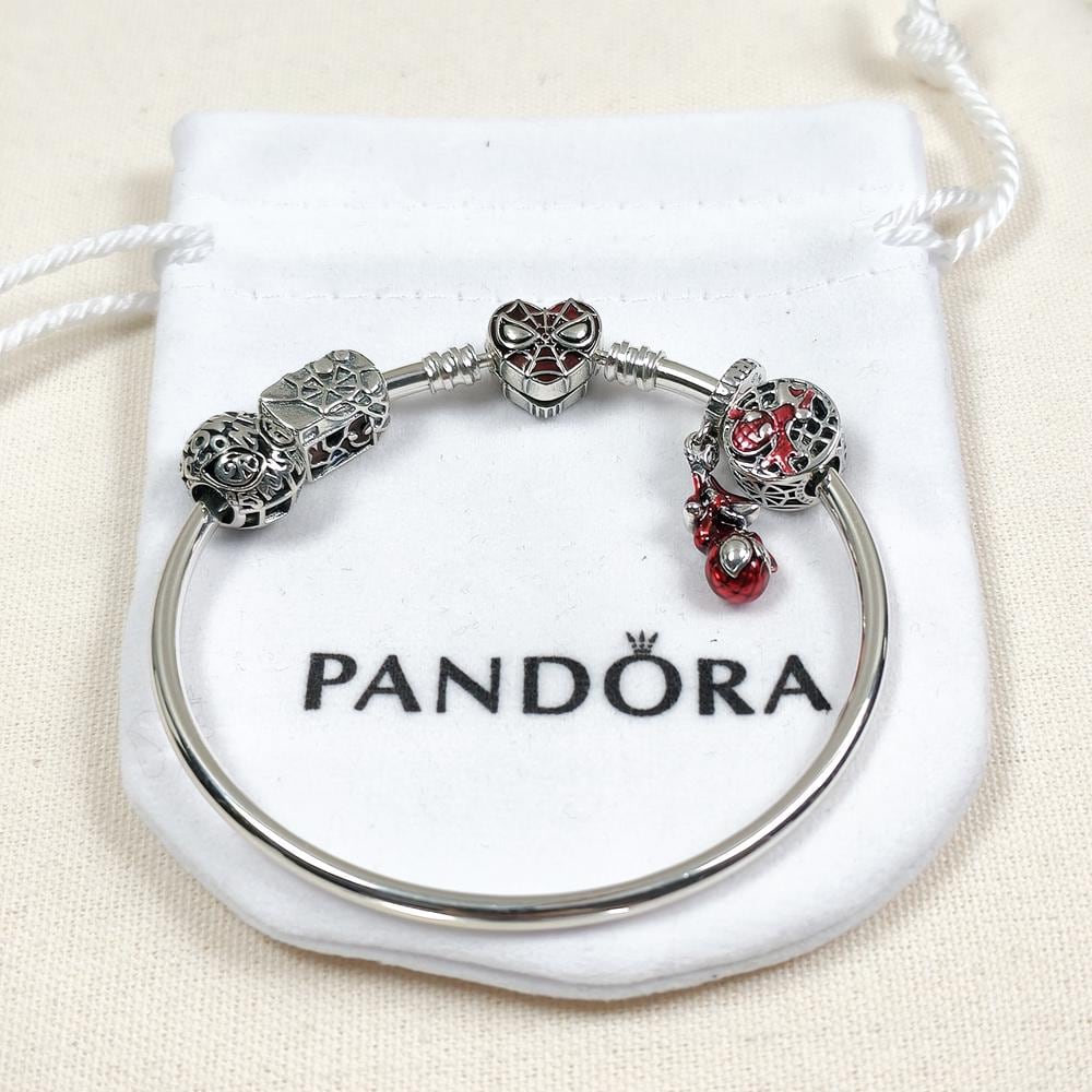 Pandora Marvel Spider-man Full Collection Bracelet Set - Etsy