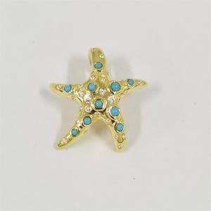 Pandora Sparkling Blue Starfish Dangle Charm