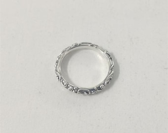 Pandora Ornate Regal Band Ring ALE 925