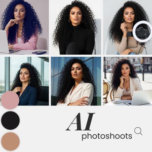Custom Made Photoshoot|8 Branding Profile Photo - LinkedIn, Social Media, Business Branding | Personalized Virtual Photoshoot| AI Enhancer