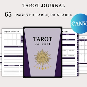 Diario dei Tarocchi Digitale Interattivo / Interpretazioni delle Carte, Stesura, Spunti di Riflessione / Immergiti Più a Fondo nel Tuo Viaggio con i Tarocchi