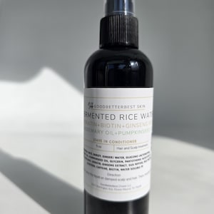Fermented Rice Water Leave-In Conditioner: Korean Herbal Scalp Spray
