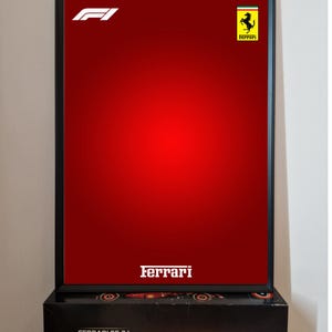 Poster/Fond cadre 50×70 cm F1 Ferrari SF24 - Fan Art