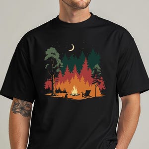 Camping Lover Shirt | Nature Lover Gift | Adventure T-Shirt | Hiking Tee | Father's Day Shirt | Birthday Gift Dad Tee  | Camping Shirt
