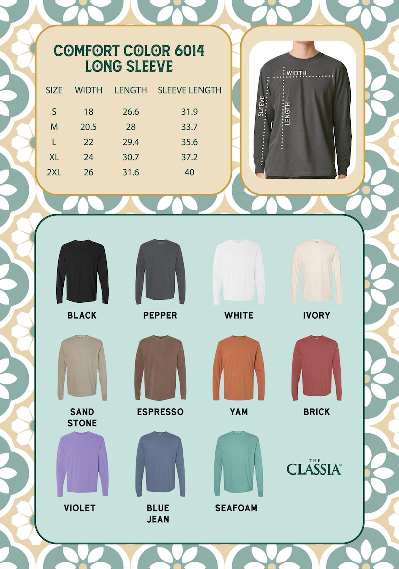 Comfort Colors color information