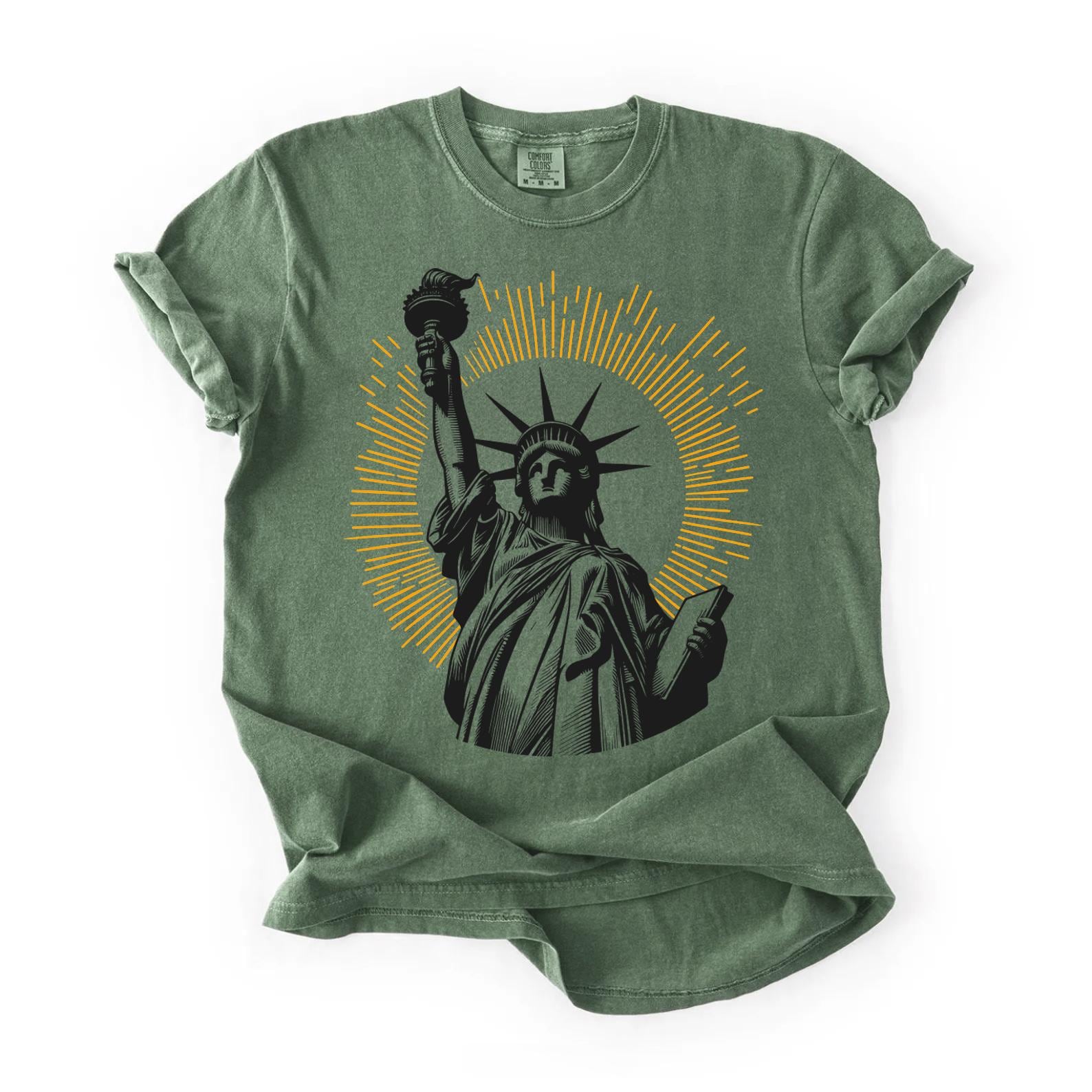 The Statue of Liberty T Shirt - Etsy