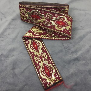 Medieval Ribbon - Red - by the Metre