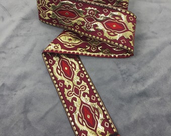 Medieval Ribbon - Red - by the Metre