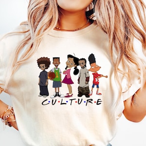 Black Cartoon Characters Shirt, Juneteenth Shirt, BLM T-shirt, Black Culture Shirt, Black Owned Shirt, Black Girl Magic Shirt, Freedom Shirt