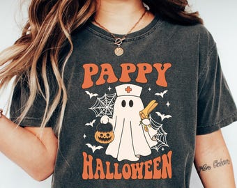 OBGYN Nurse Halloween Shirt, Pappy Halloween Ghost with Speculum Shirt, Gynecologist Shirt, Labor and Delivery Nurse, Obstetrics Shirt
