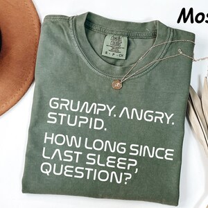 Comfort Colors® Grumpy Rocky Quote Shirt, Project Hail Mary Rocky Inspired Sci Fi Shirt, Bookish Sci Fi Fan Gift