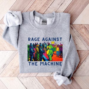 Rage Against The Machine Sweatshirt - Portland Frog Protest - Anti Fascism - Anti Trump Shirt - Protest Meme - Activist Sweatshirt bild 4