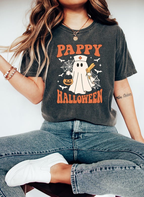 OBGYN Nurse Halloween Shirt, Pappy Halloween Ghost with Speculum Shirt, Gynecologist Shirt, Labor and Delivery Nurse, Obstetrics Shirt