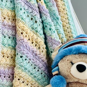 Brooklyn Baby Blanket Crochet Pattern