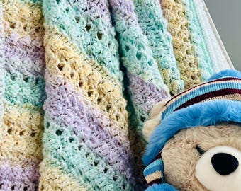 Brooklyn Baby Blanket Crochet Pattern