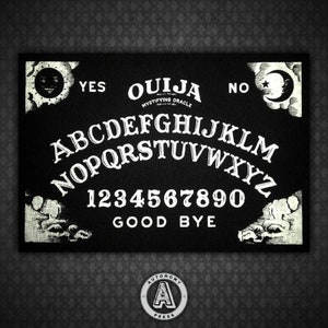 Ouija Board - Black Canvas Patch