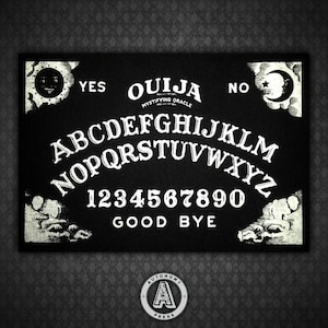 Ouija Board - Black Canvas Patch