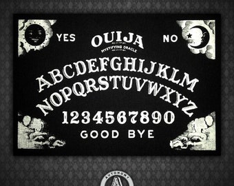 Ouija Board - Black Canvas Patch