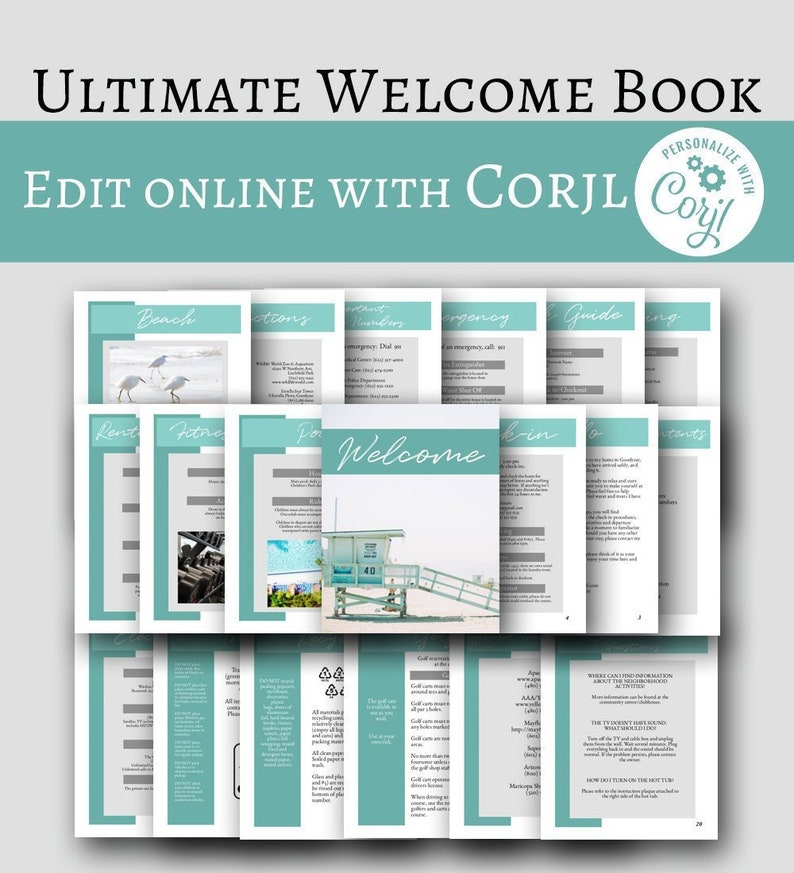 Ultimate Vacation Rental Book Template 20 Pages Etsy Ultimate Vacation Rental Book Template 20 Pages Etsy