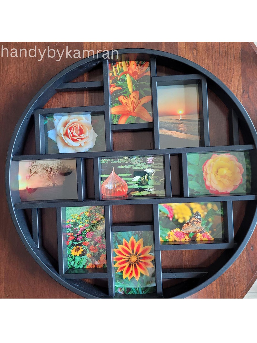 Work Memory Picture Frame Set of 9 Collage Picture Frame | Memory Photo Collage | Wall Hanging ...