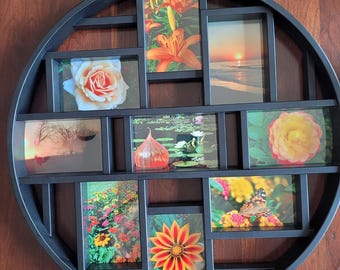 Set Of 9 Collage Picture Frame | Memory Photo Collage | Wall Hanging Memory Display | Family Picture Frame | Gift For Him