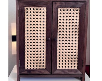 Wooden Bathroom Cabinet With 2 Doors | Wall Mounted Cabinet | Wooden Medicine Cabinet | Solid Wood Cabinet | Bathroom Storage