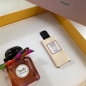 Coffret Cadeau Hermès Twilly – Eau de Parfum 50ml + Lait Corps 40ml | Parfum Femme de Luxe | Idée Cadeau Originale