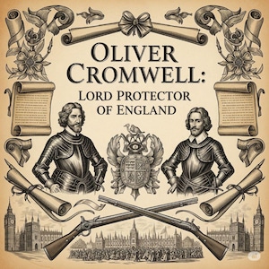Oliver Cromwell Book: 17th Century English History (Digital PDF Download)