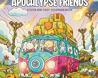 Apocalypse Friends [12-Page Digital Edition] - Pepper Lomax Coloring Book