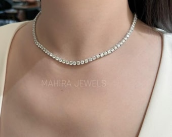 Collana Tennis Circle Diamanti