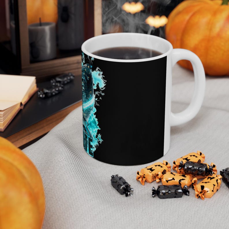 Programmierer-Tasse, Geschenk für Programmierer, Cyber-Samurai-Kaffeebecher für Gamer Bild 7