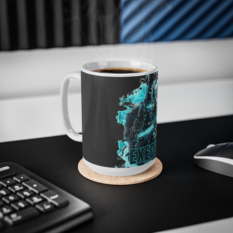 Programmierer-Tasse, Geschenk für Programmierer, Cyber-Samurai-Kaffeebecher für Gamer Bild 12