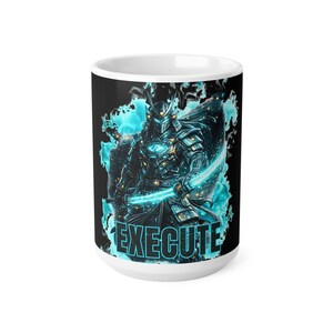 Programmierer-Tasse, Geschenk für Programmierer, Cyber-Samurai-Kaffeebecher für Gamer Bild 8