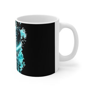Programmierer-Tasse, Geschenk für Programmierer, Cyber-Samurai-Kaffeebecher für Gamer Bild 3