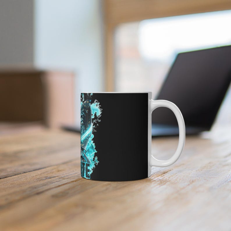 Programmierer-Tasse, Geschenk für Programmierer, Cyber-Samurai-Kaffeebecher für Gamer Bild 6