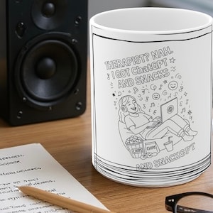 Lustige ChatGPT Tasse: AI Humor, Tech Liebhaber Geschenk