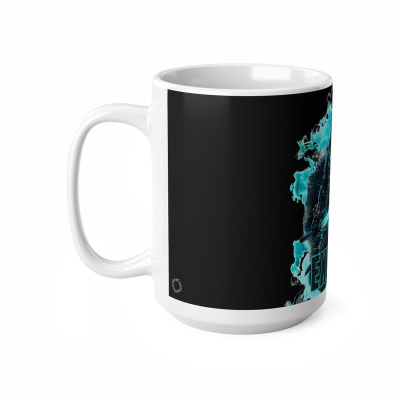 Programmierer-Tasse, Geschenk für Programmierer, Cyber-Samurai-Kaffeebecher für Gamer Bild 9