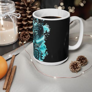 Programmierer-Tasse, Geschenk für Programmierer, Cyber-Samurai-Kaffeebecher für Gamer Bild 11