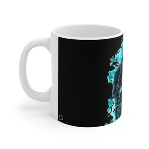 Programmierer-Tasse, Geschenk für Programmierer, Cyber-Samurai-Kaffeebecher für Gamer Bild 2