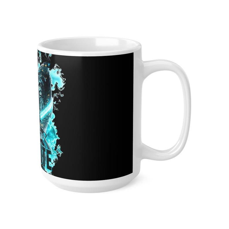 Programmierer-Tasse, Geschenk für Programmierer, Cyber-Samurai-Kaffeebecher für Gamer Bild 10