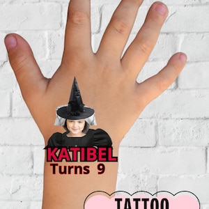 Halloween Birthday, Party Halloween, Stag Party, Custom Tattoos, Halloween Party Favors, Witches Party Supplies, Halloween Tattoos,Halloween