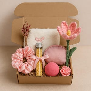 Geschenkbox für sie - Self-Care-Geschenkbox - Geschenkbox für Mama - Geschenk für sie - Geschenkbox für Frauen - Geschenkkorb - Geschenkbündel