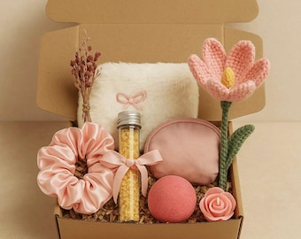 Gift Box for Her - Gift Box - Birthday Gift for Her - Gift Box for Mom - Spa Essentials - Gift Basket for Her - Hygge Gift Box for Women
