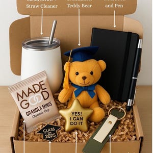 Graduation Gift Box - Graduation Gift for Daughter - Graduation Gift for Son - Graduation Gift for Her - Graduation Gift for Him - Grad Gift image 2