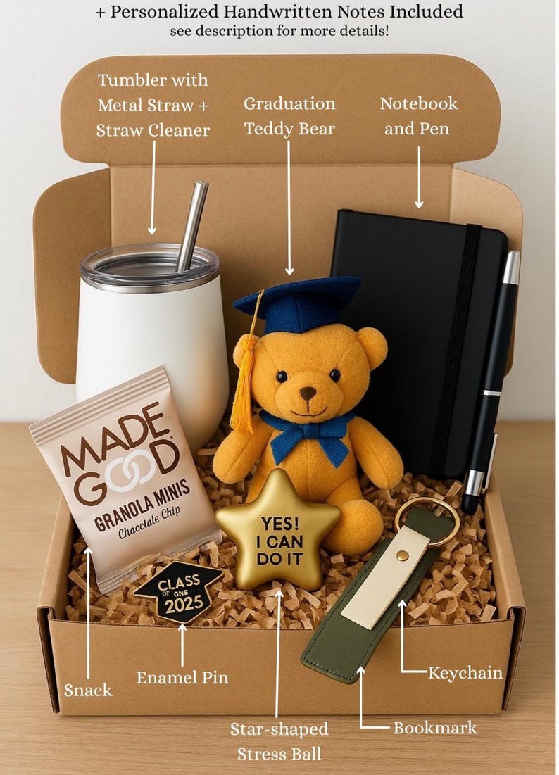 Graduation Gift Box - Graduation Gift for Daughter - Graduation Gift for Son - Graduation Gift for Her - Graduation Gift for Him - Grad Gift image 2