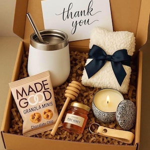 Caja de regalo de agradecimiento - Regalo de agradecimiento - Caja de regalo - Cesta de regalo - Regalo - Regalo para ella - Regalo para él - Regalo para hija - Regalo para hijo